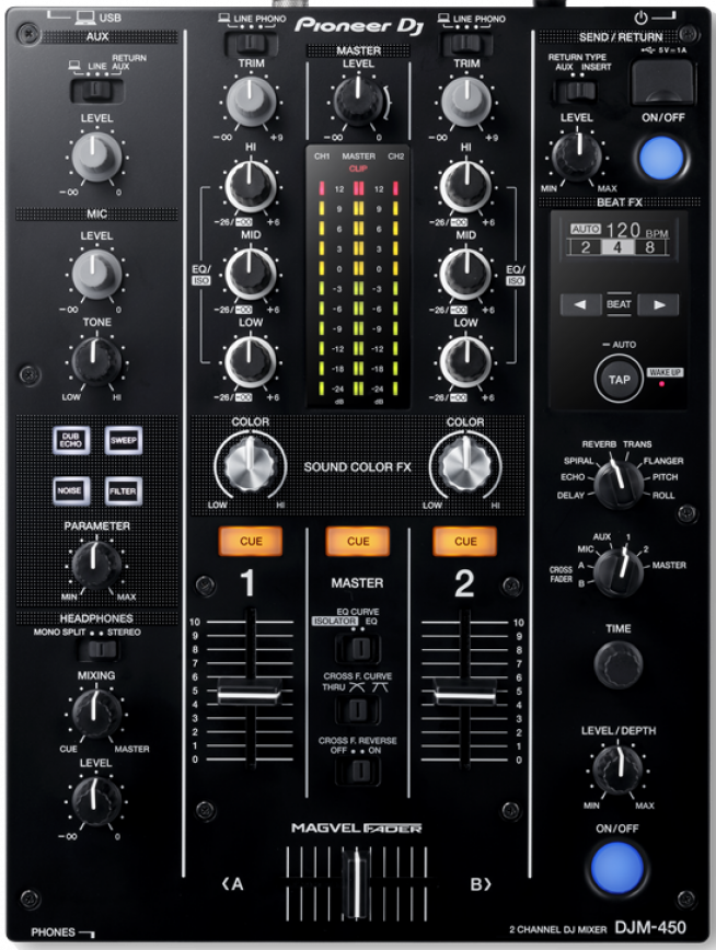 D.J.M. 450 mixer