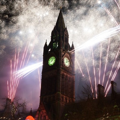 picture of Big Ben with fireworks