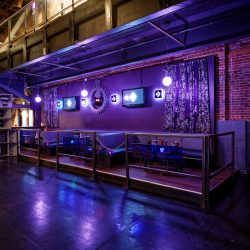 photo of seating area in a night club